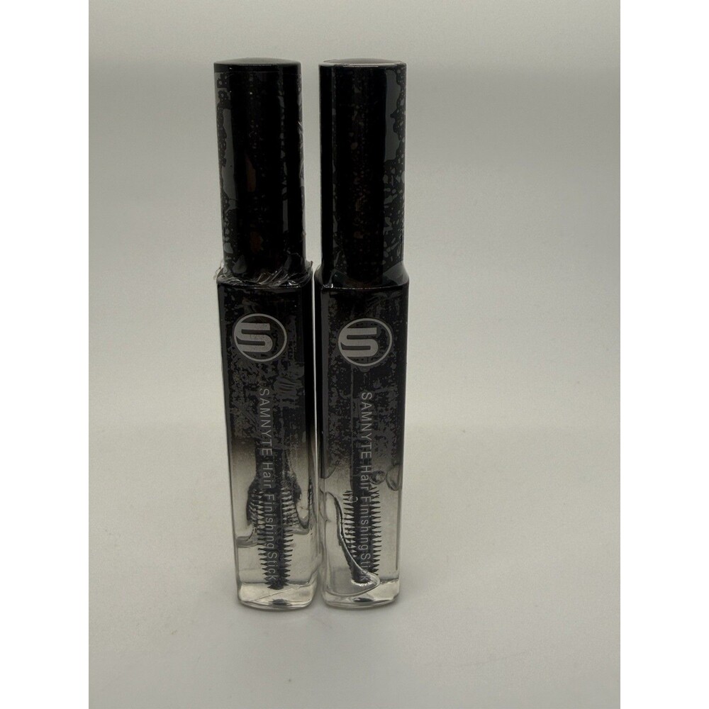 Samnyte Hair Finishing Stick Clear Hair Gel 0.7oz Frizz Control Set of 2 Smooth